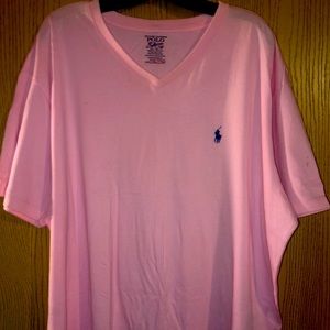Polo by Ralph Lauren Mens Pink T Shirt size XXL